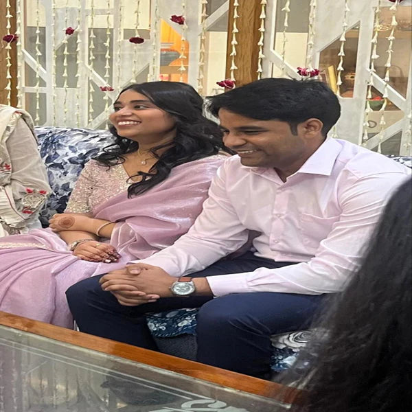 Sahil & Payal, matched by Evara